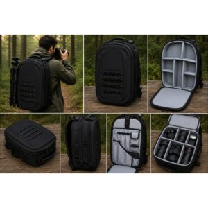 ATT Photo Bag Siyah Fotoğrafçılık ve Kamera Ekipman Çantası – Laptop, DSLR, Lens ve Tripod Uyumlu